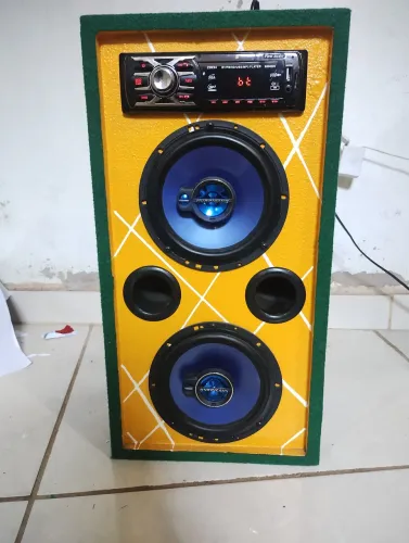 Caixa de Som com fio volume 50 a 64