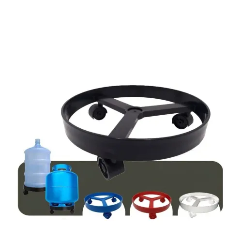 Suporte para botijão, galão de água com rodinhas