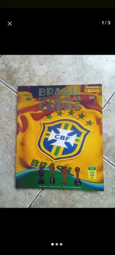 Álbum de figurinhas Panini  Brasil de todos as Copas 