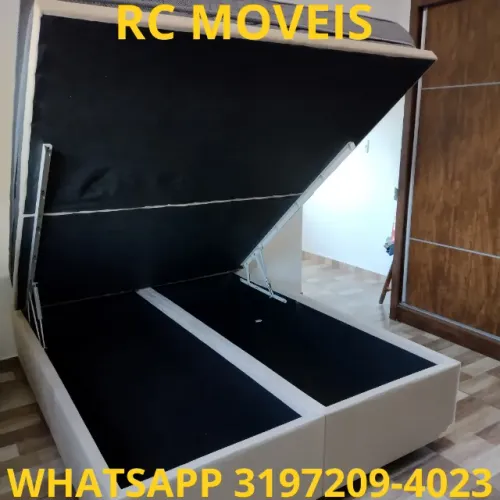Cama Box Baú Super King 1.93x2.03 - Espaço e Sofisticação