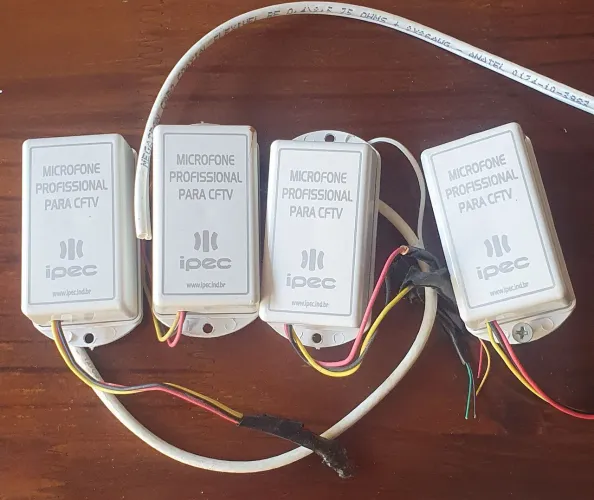 Microfone para câmera de vigilância automação