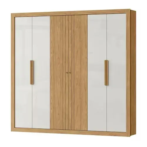 Guarda Roupa 100% MDF 6 Portas 3 Gavetas (FAZEMOS ENTEGA DF E ENTORNO)