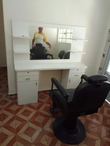 Cadeira de Barbeiro Antiga Genaro Ferrante - Original, Funcionando Perfeitamente