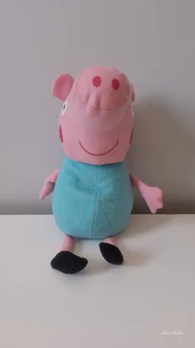 Pelúcias Peppa Pig e Papai Pig 