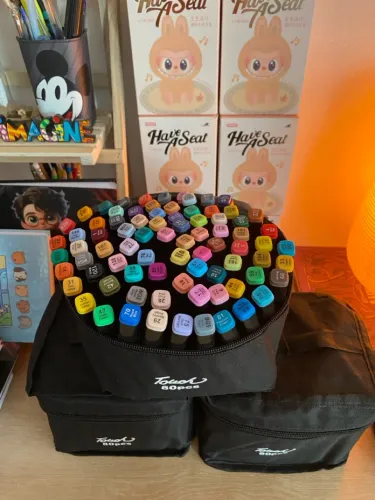 Marcadores Artísticos Touch 80 cores