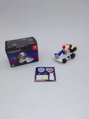 Mário Kart Deluxe 8 Toad Brinquedo Mc Donald S 2024 Novo
