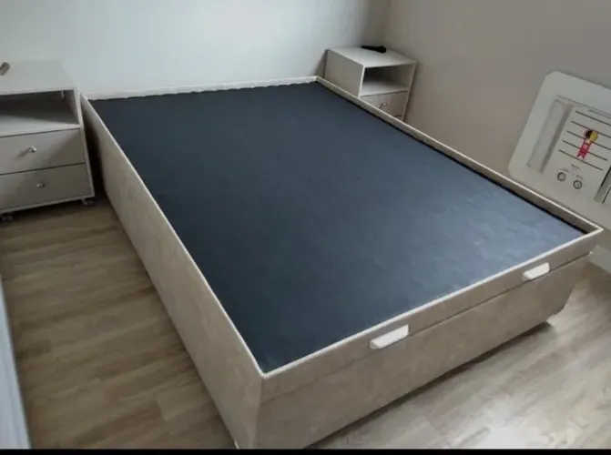 Box casal baú novo c/ montagem grátis