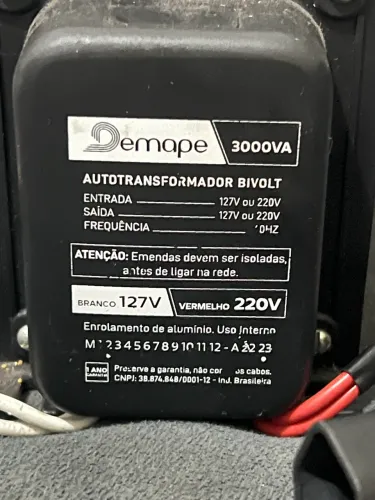 Transformador Demape 3000VA