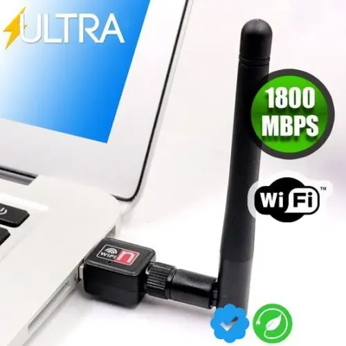 Adaptador WiFi USB 2.4 GHz  1800 Mbps