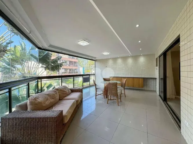 Apartamento Vista Mar 1ª Quadra Praia 4suítes, 4vagas, 220 m²,R$ 2.250.000,00-Recreio dos