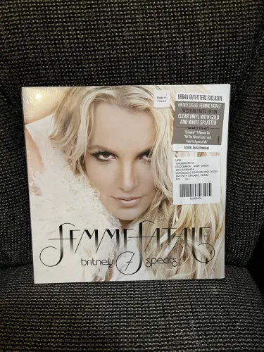 Britney Spears Femme Fatale [Urban Outfitters, Limited Edition, Clear with Gold Spatter