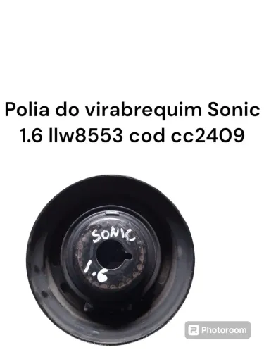 Polia Do Virabrequim Chevrolet Sonic 1.6 Cod Cc2409