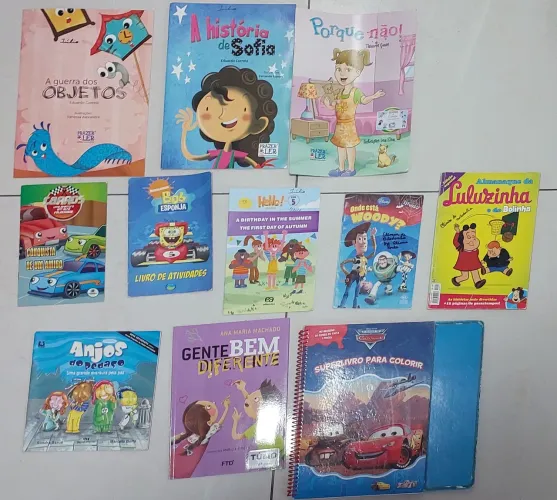 Kit de Livros Infantis Usados - Bom Estado