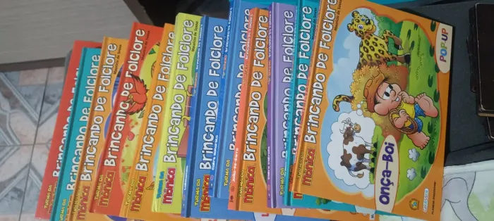 Coleção Turma da Mônica Brincando de Folclore- 12 livros