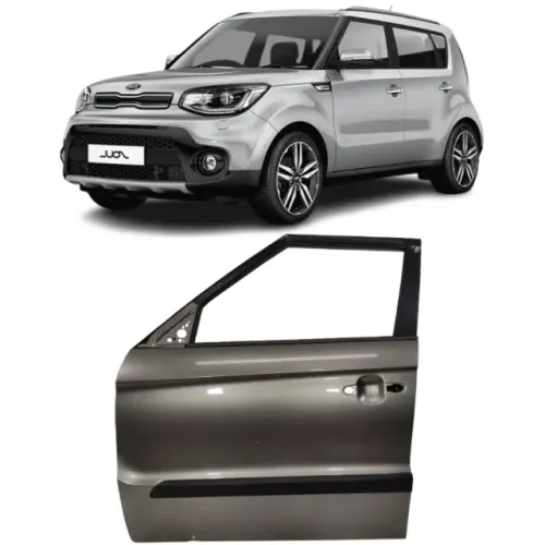 Porta Dianteira Esquerda Kia Soul 2015 2016 2017 a 2019 Verde