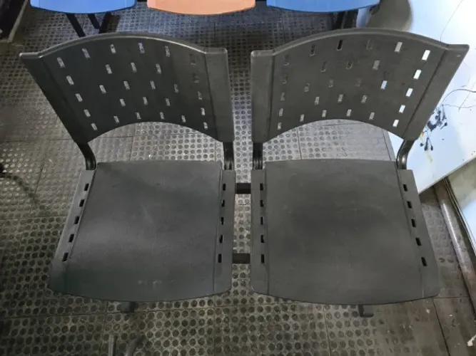 Cadeira Dupla para Espera/Recepção - Estrutura Fixa