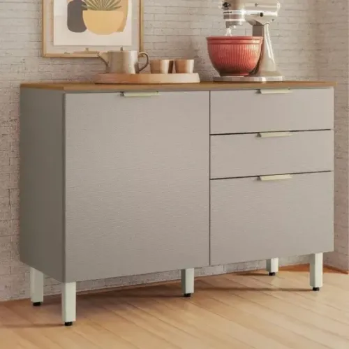 Balcão Alba Amêndola/Nude (em estoque)