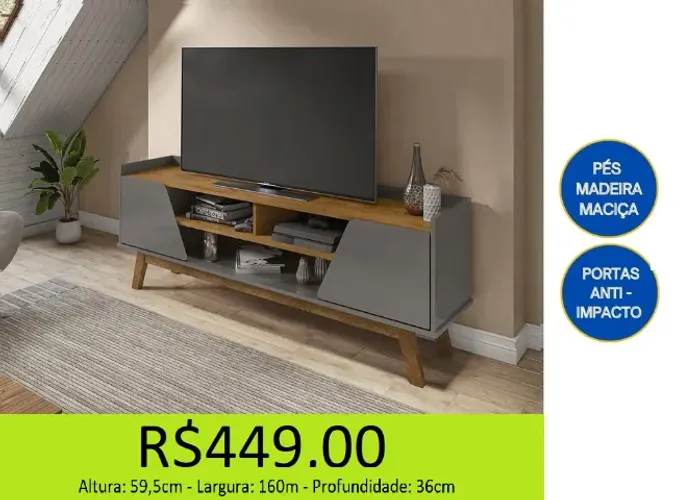 Rack para sala - parcelamos sem juros 
