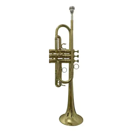 Trompete Em Dó Hs Musical Profissional - 10X no cartão - Envio p/ todo Brasil