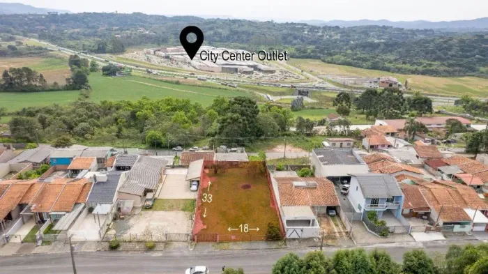 Terreno à venda próximo ao City Center Outlet Premium em Campo Largo!