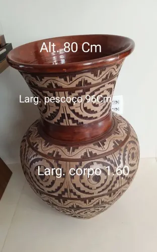 Vaso decorativo artesanal