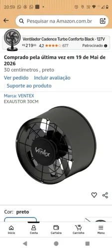 Vendo exaustor já montado <br>180,00