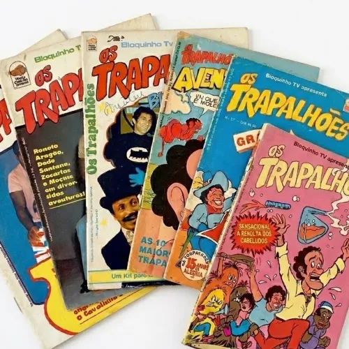 11 Gibis Trapalhões Bloch Anos 70/80 - lote coleção
