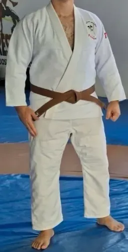 Kimono Jiu-Jitsu Judô Adulto Trançado tamanho A2