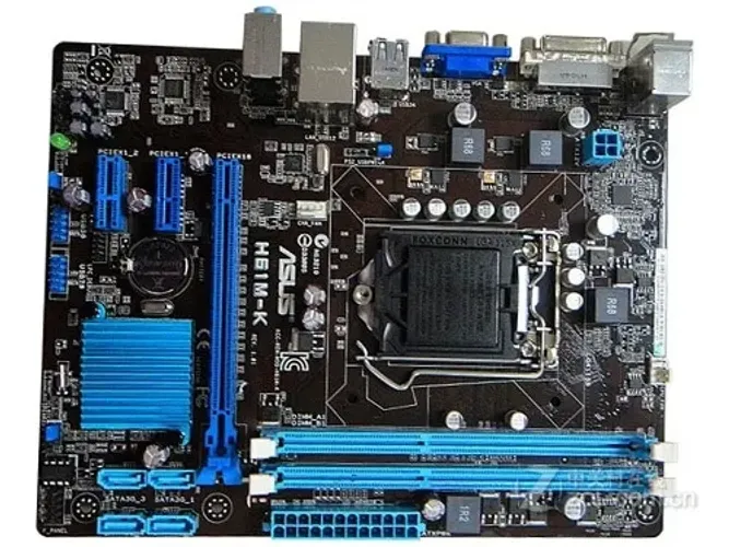 Placa-mãe Asus H61M-K H61 LGA usada 1155 i3 i5 i7 ddr3 16g micro atx 100% Original