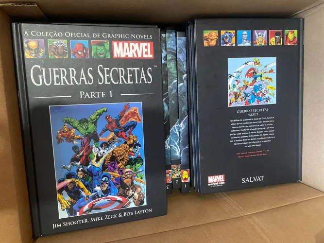 Coleção Marvel Salvat Capa Preta 1-32