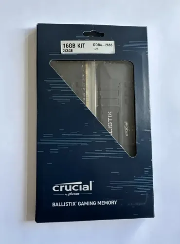 Memória Crucial Ballistix Gaming, 16GB (8GBx2) Dual Channel, 2666MHz, DDR4