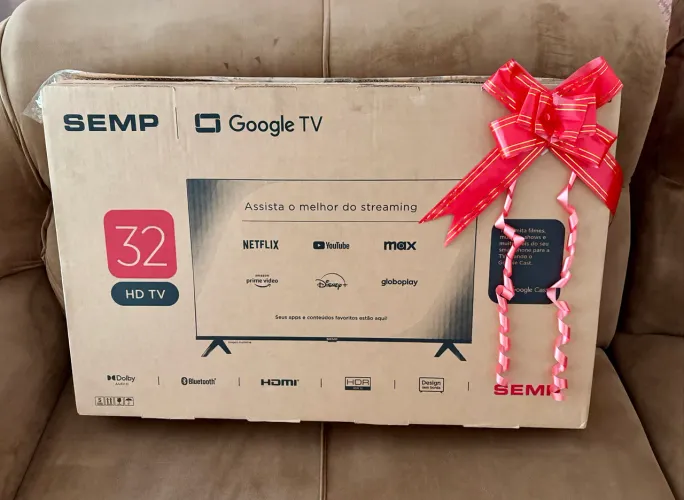 VENDO TV NOVA E NA CAIXA
