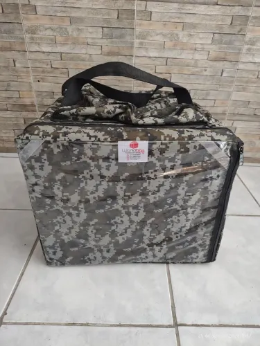 Mochila Bag motoboy camuflada completa