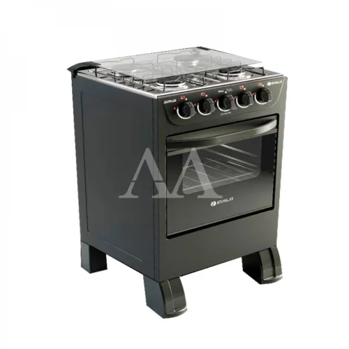FOGAO 4B BRASLAR PISO NEW SIRIUS SIMPLES BLACK<br>600,00