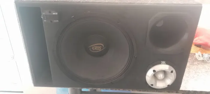 Caixa trio eros black 450 rms corneta 250x jbl módulo somdigital 800 Twitter 450 jbl