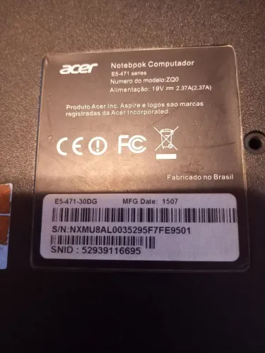 Notebook acer