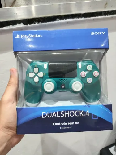 Controle de PS4 verde