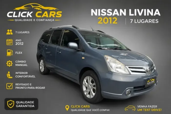 Nissan Livina Grand SL 1.8 16V Flex Fuel Aut. 2013