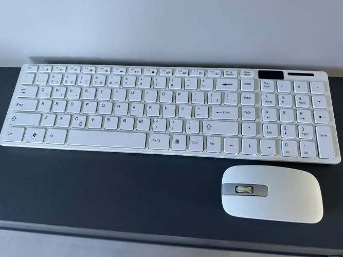 Kit teclado e mouse sem fio