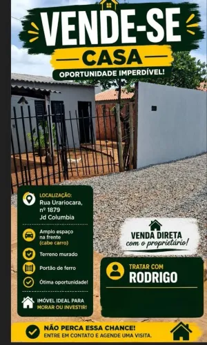 Casa a venda JD COLUMBIA