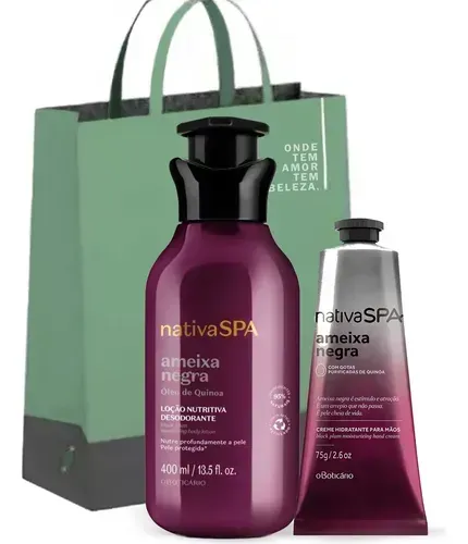 KIT AMEIXA NEGRA NATIVA SPA