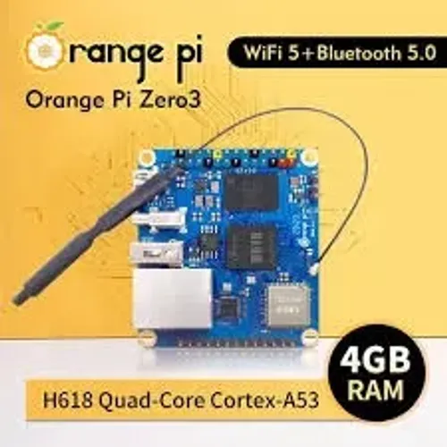 Orange Pi Zero 3 - H618, WiFi5, BT5.0 4GB, DDR4