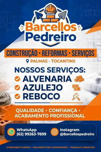 Pedreiro com referências
