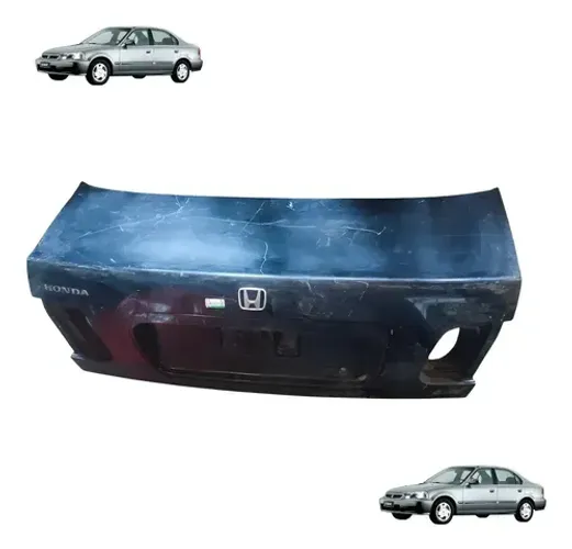 Tampa Traseira Porta Malas Honda Civic 1996 A 2000 Preto