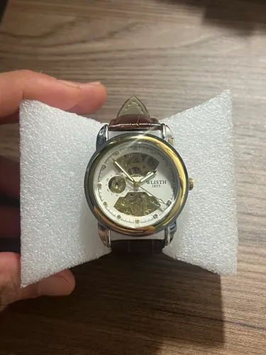 Relógio Masculino Automático Wlisth 1853 (Estilo Esqueleto / Mecânico) - Novo