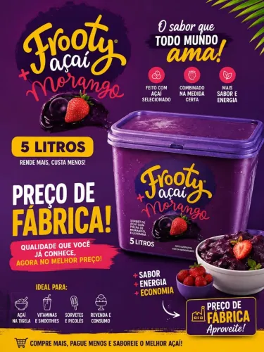 Açaí preço de fábrica