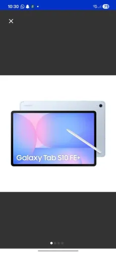 Tablet Samsung s10 Fe