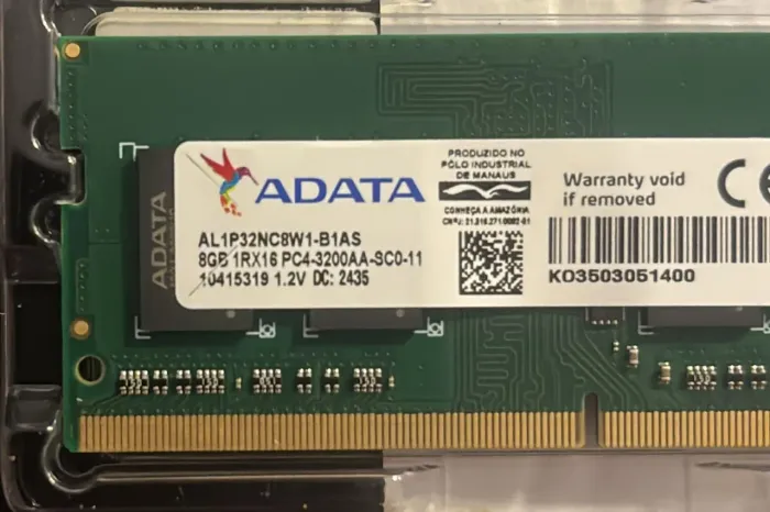 Memória ram DDR4 NOTEBOOK 8GB original Dell