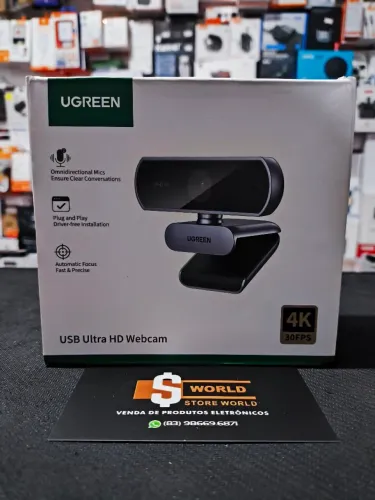 Web Cam 4K Ugreen USB - Loja Store World