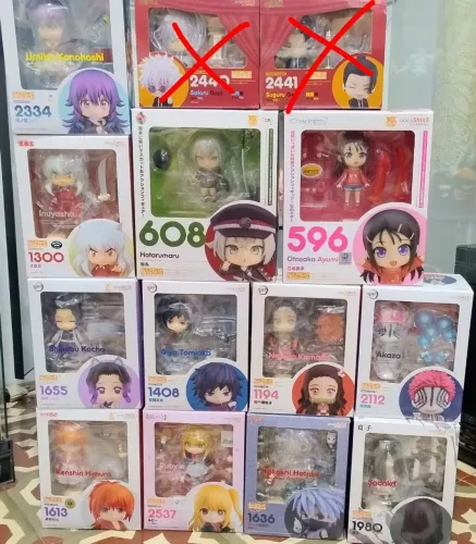 Nendoroids diversos disponíveis